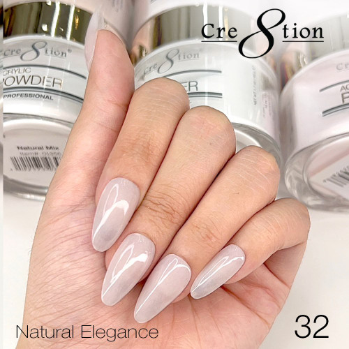 Cre8tion Natural Elegance Acrylic Powder 4oz | 32